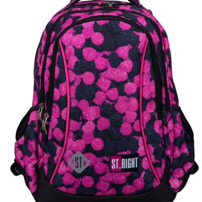 Plecak szkolny wielokomorowy ST.RIGH Odcienie różu