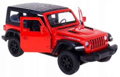JEEP WRANGLER RUBICON 2DR 2021 MODEL METALOWY RMZ 1:32/39 CZERWONY