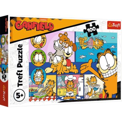 16521 TREFL PUZZLE 100 el LENIWY GARFIELD