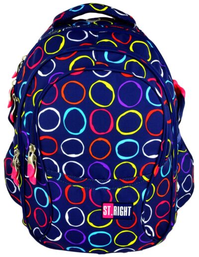 Plecak szkolny wielokomorowy St. Majewski Wielokolorowy 23 l