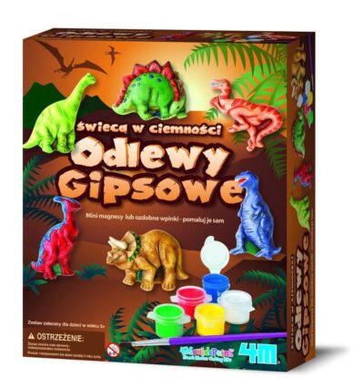 Odlewy gipsowe dinozaury 4M W 3514