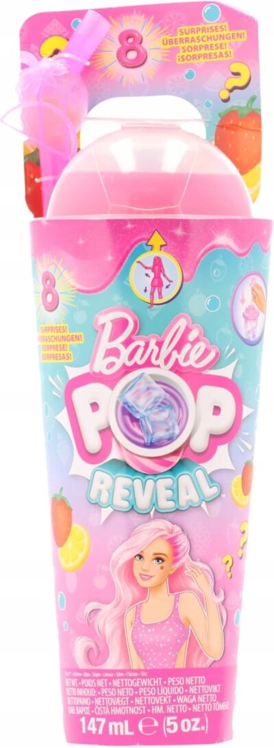 Lalka Barbie Pop Reveal z serii Fruit HNW41 truskawka