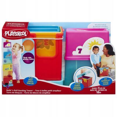 PLAYSKOOL WIEŻA Z PUDEŁEK Z PIŁKAMI