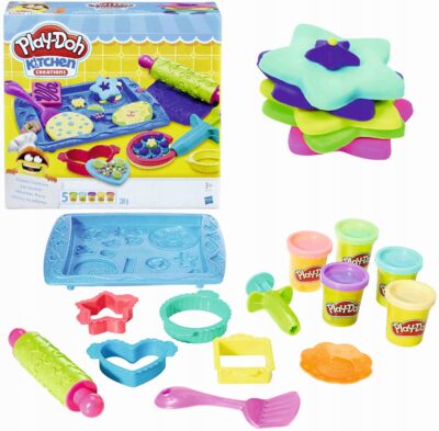 Play-Doh Kitchen Creations ZESTAW Ciasteczka 5 Kubków 280g Hasbro Wiek 3+