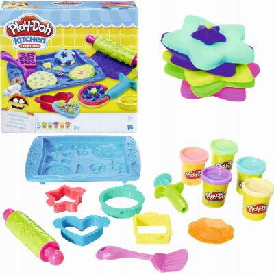Play-Doh Kitchen Creations ZESTAW Ciasteczka 5 Kubków 280g Hasbro Wiek 3+