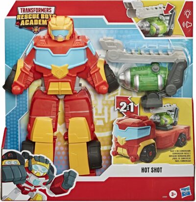 TRANSFORMERS RESCUE BOTS HOT SHOT 35cm DUŻA 2w1