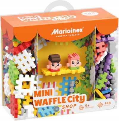 Marioinex Wafle Mini City Shop (sklep) 148 el
