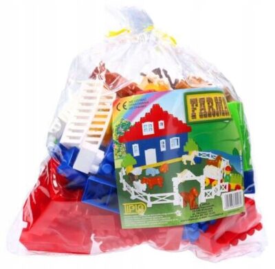 Klocki Diplo Farma plastikowe 136 sztuk