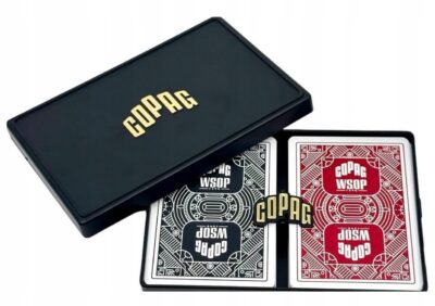 KARTY DO POKERA COPAG WSOP BLACK/RED 2SZT (KARTY)