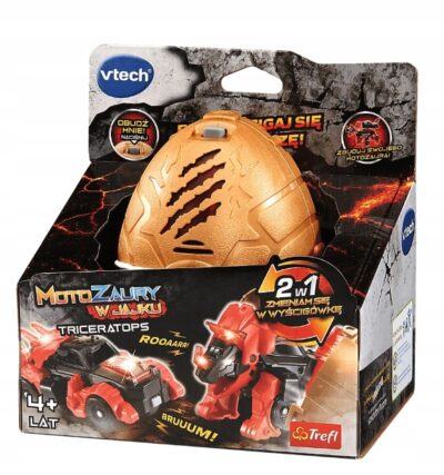 VTECH Motozaury Triceratops w jajku