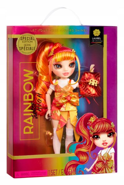 Lalka Mga Rainbow High Junior Laurel De’Vious Orange