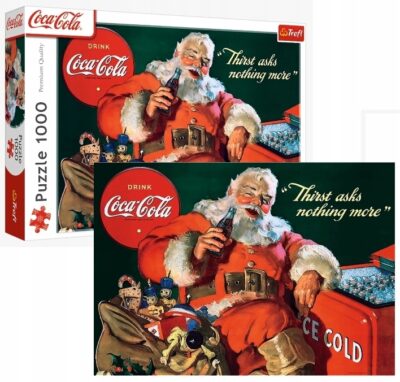 Puzzle Trefl 1000 elementów Puzzle Coca-Cola 1000 el. Prezenty od Mikołaja