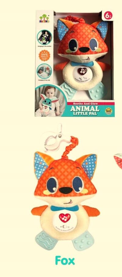 ZABAWKA DLA MALUCHA LISEK FOX (ŚWIATŁO,DŹWIĘK)