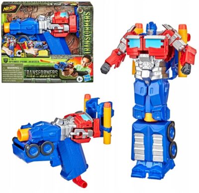PISTOLET AUTOBOT Nerf Transformers Rise of the Beasts 2w1 Optimus Prime