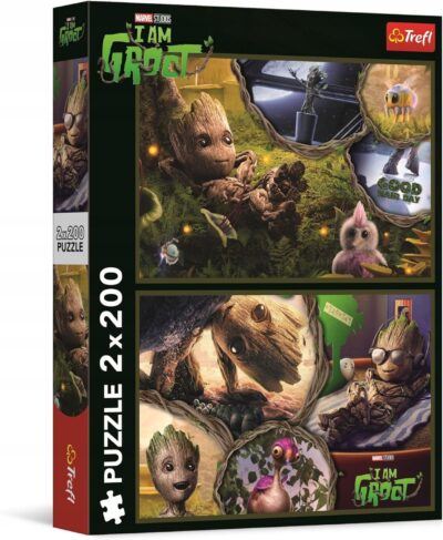 Puzzle Trefl Puzzle 2 x 200 400 elementów Ja jestem Groot