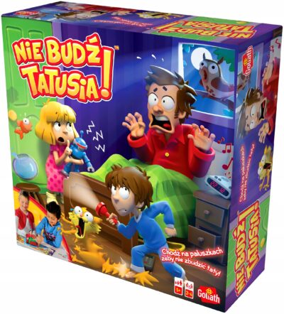 Gra zręcznościowa Nie Budź Tatusia! Goliath Games, 5 lat +, 2-4 graczy