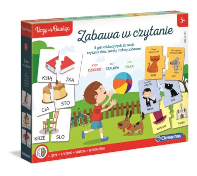 Zabawa w Czytanie 50084 Clementoni 5+ Uczę się Bawiąc
