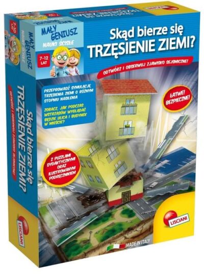Zestaw naukowy Skąd bierze się Trzęsienie ziemi? Liscianigiochi DA-50833
