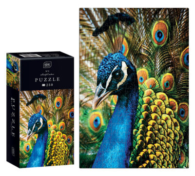 Puzzle 250 Colourful Nature 1 Peacock Interdruk Puzzle