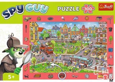 Puzzle100 Obserwacyjne – Spy Guy Miasto TREFL M