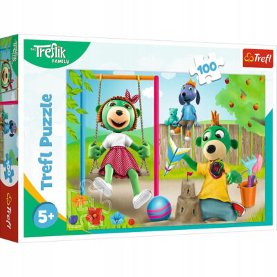 Puzzle Trefl 100 elementów Zabawne Trefliki