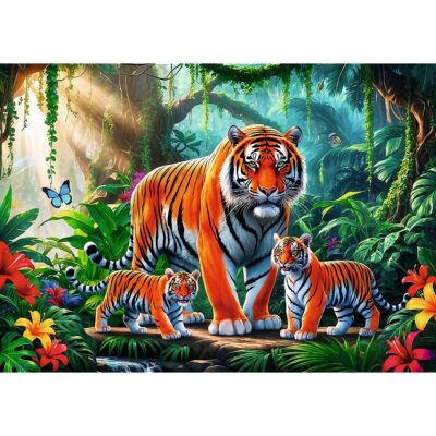 Puzzle 200 Tygrysie zwyczaje TREFL