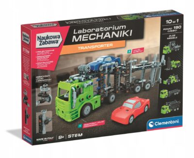 Klocki Clementoni Laboratorium Mechaniki Transporter 50249