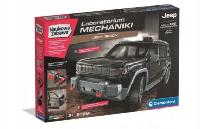Klocki konstrukcyjne Clementoni Jeep Recon 190 elementów plastikowe