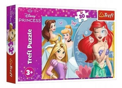 Puzzle Trefl 30 elementów Piękny dzień księżniczek