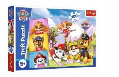 Puzzle Psi Patrol Nieustraszone Dziewczyny Układanka 100 ele. Trefl 5+