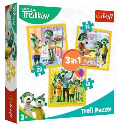 Puzzle 3w1 – Razem jest wesoło TREFL
