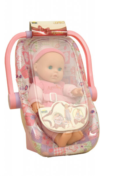 Lalka 29 cm z fotelikiem Agusia ZD-3855