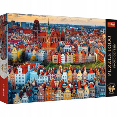 Puzzle Trefl Premium Plus Quality 1000 elementów Widok na Gdańsk, Polska