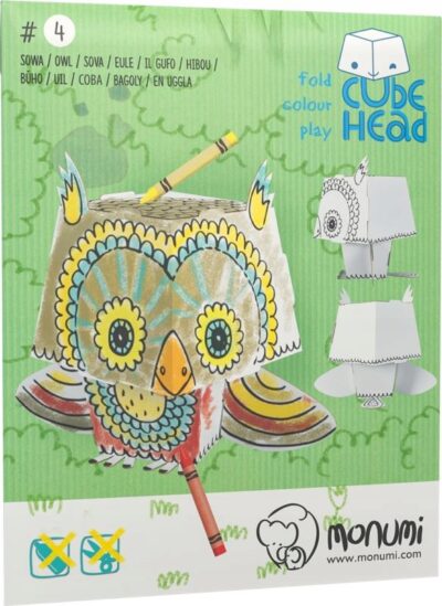 Kartonowy model Monumi Sowa MCH-000104 16,5×20,5×14 cm