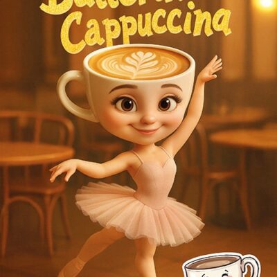 Kolorowanka Ballerina Cappuccina z naklejkami Agata Niemirska