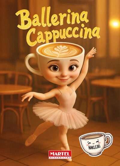 Kolorowanka Ballerina Cappuccina z naklejkami Agata Niemirska