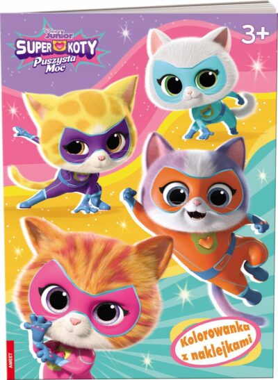 Disney Superkoty kolorowanka z naklejkami NA-9136 Praca zbiorowa