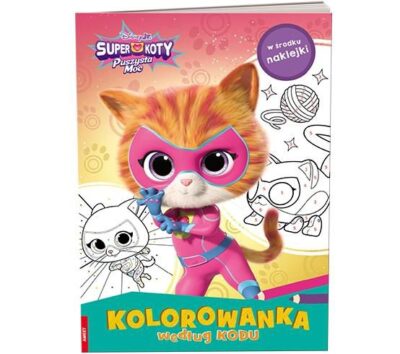 Disney SuperKoty Kolorowanka według kodu Praca zbiorowa