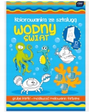 Kolorowanka ze sztalugą WODNY ŚWIAT Interdruk