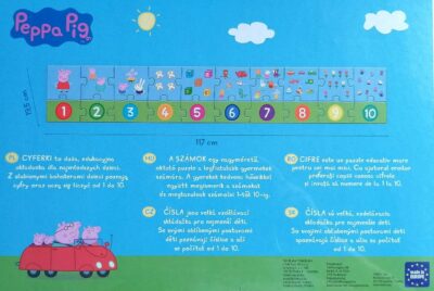 Puzzle Trefl 20 elementów Puzzle 20 Edukacyjne Cyferki Świnka Peppa TREFL