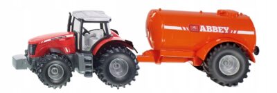 Siku Farmer Traktor Massey Ferguson z Cysterną Zabawka