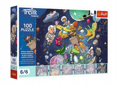 Puzzle 100el. – Wujcio w kosmisie