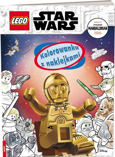 LEGO Star Wars Kolorowanka z Naklejkami NA-6303 Praca zbiorowa