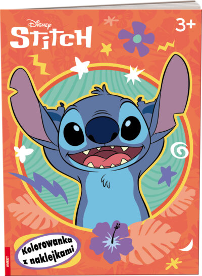 Stitch kolorowanka z naklejkami praca zbiorowa