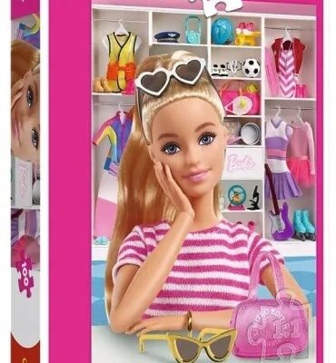 Puzzle 100el. – Poznaj Barbie