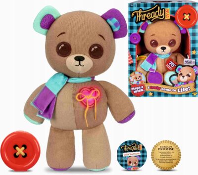 Miś interaktywny Thready Bear Moose Toys 36 cm 70 reakcji 3+