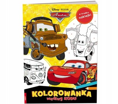 DISNEY/PIXAR Auta. Kolorowanka według kodu Praca zbiorowa