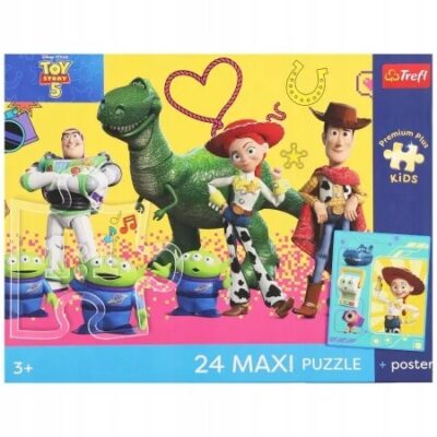 Puzzle maxi 24el. – Premium Plus Kids – Zabawki i przyjaciele